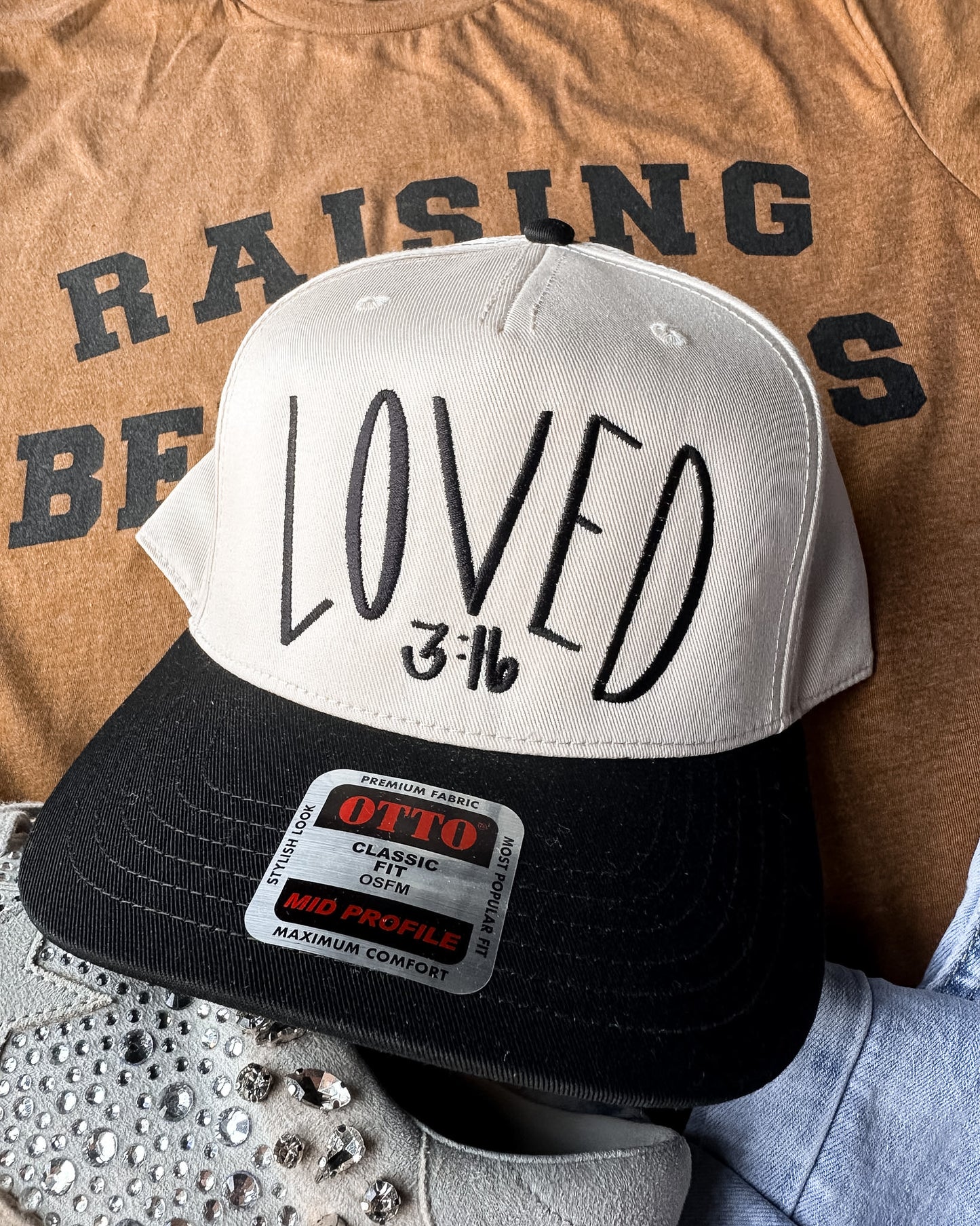 Faith Trucker Hat | Loved 3:16 Hat | Embroidered Cap