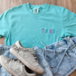 Teacher Embroidered Comfort Colors Tee | Multicolor Stitch